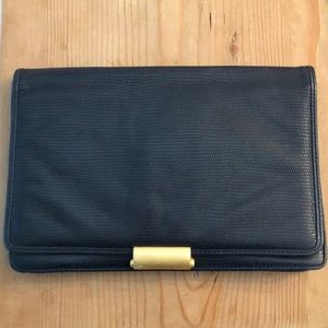 Navy blue lisette clutch